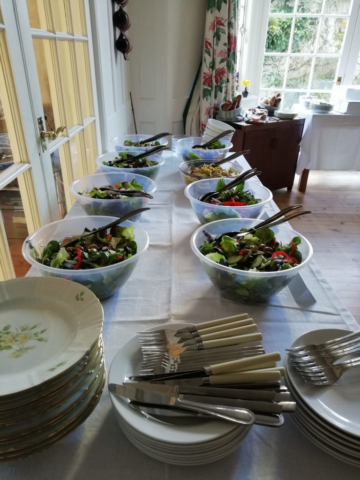 Salad and Pasta